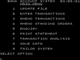 Running screen