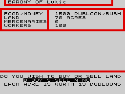 Running screen