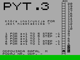 Running screen