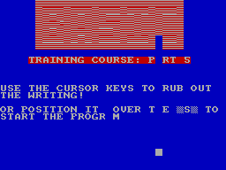 Running screen