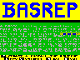 Running screen