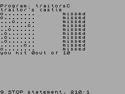 Running screen