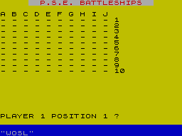 Running screen