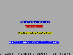 Running screen