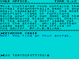 Running screen