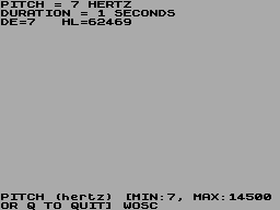 Running screen