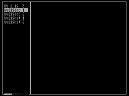 Running screen