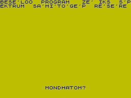 Running screen