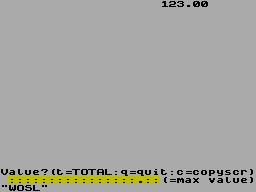 Running screen