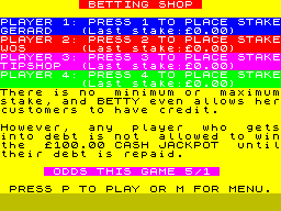 Running screen