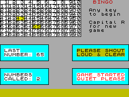 Running screen