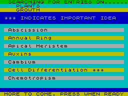 Running screen