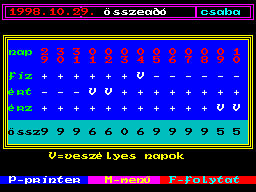 Running screen