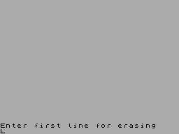 Running screen