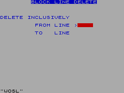 Running screen