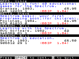 Running screen