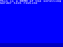 Running screen