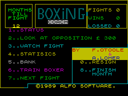 Running screen
