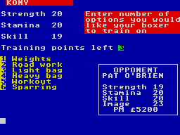 Running screen
