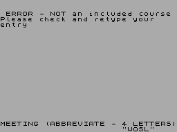 Running screen