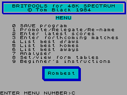 Running screen