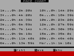 Running screen