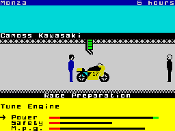 Running screen