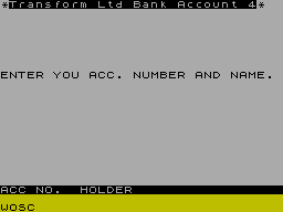 Running screen