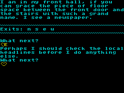 Running screen