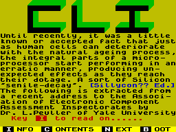 Running screen