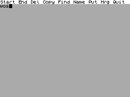 Running screen