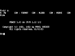 Running screen