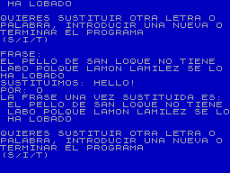 Running screen