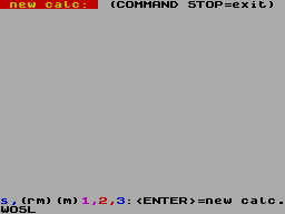 Running screen