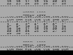 Running screen