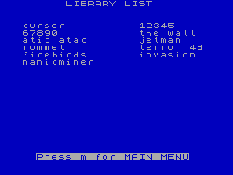 Running screen