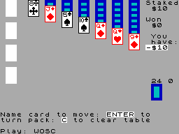 Running screen