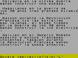 Running screen