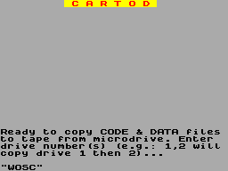 Running screen