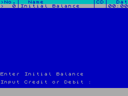 Running screen