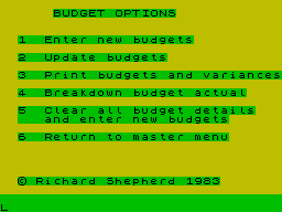 Running screen