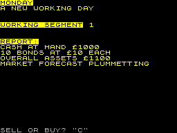Running screen