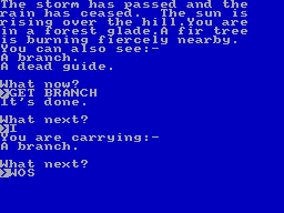 Running screen