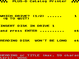 Running screen