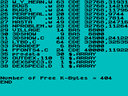 Running screen