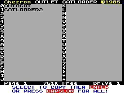 Running screen