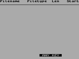 Running screen