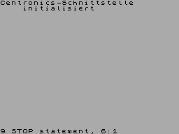 Running screen