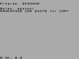 Running screen