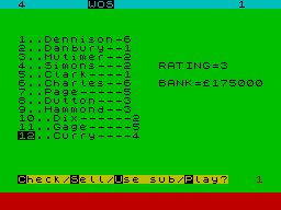 Running screen